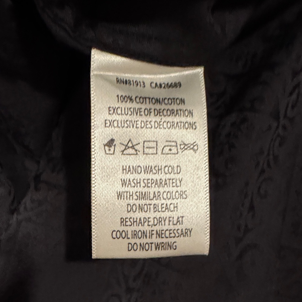 Robert Graham Black Casual Button Down Shirt - Picture 11 of 11